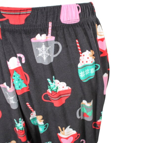 Holiday 2-Piece Pajama Set – Women’s Size S, Sherpa Top & Velour Pants - Picture 12 of 13
